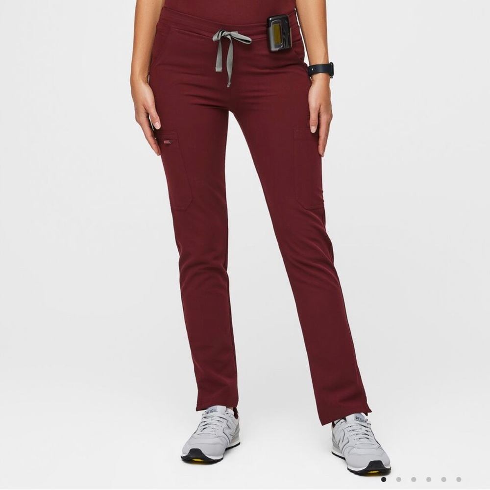 EUC Figs Scrubs *Yola Skinny Pants-Dark space Grey - Picture 3 of 5